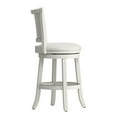 thumbnail image 4 of CorLiving Wood Bar Stool Chair Set of 2 in White -Rotating Round Seat & Footrest, 4 of 11