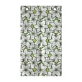 thumbnail image 1 of Floral Hanging Pocket Organizer, Nature Themed Pattern with Outline Tropical Flower Petals, Printed Polyester Storage Bag with Pockets, 21" x 31", Apple Green Olive Green, 1 of 2