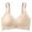 Beige, variant on Miluxas Plus Women Bra Women's Push-up Non-slip Lace Flower Surface Beautiful Back Seamless Push-up One-piece Bra without Steel Ring Beige M(M)