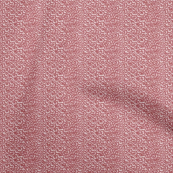 oneOone Cotton Silk Pink Fabric Animal Skin Craft Projects Decor Fabric Printed By The Yard 42 Inch Wide