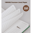 thumbnail image 4 of Cuaderno Pasta Dura Libreta Escolar 200 Páginas Pluma Regalo Xtellar verde, 4 of 4