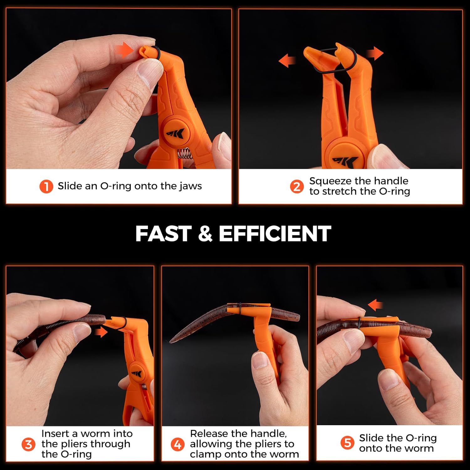 KastKing 7.5" Aluminum Fishing Pliers, Crossover Pliers,Fishing Gear-AlumaStream