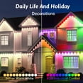 thumbnail image 3 of Cadena de luces RGB permanentes para exteriores Logriw 152 m IP67, 3 of 8