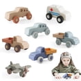 thumbnail image 2 of Coche de juguete de silicona Montessori para bebé de 0 a 12 meses, cosas para bebé recién nacido, mordedor de silicona para bebé, coche de juguete educativo, bloques de silicona, 2 of 5