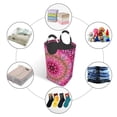 thumbnail image 6 of Mandala Petal Kaleidoscope Laundry Basket, Bathroom Dirty Clothes Organizer Square Laundry Basket Laundry Hamper, 50L Large Capacity, 6 of 6