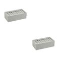 thumbnail image 1 of maskred Scratch-proof Bangle Holder Non-shedding And No Loose Thread Bracelet Display Holder Cloth Bracelet Bangle Holder Grey 2Set, 1 of 6