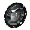 thumbnail image 3 of Zyutaosan Steering Wheel Cover Butterfly Flower Embroidery Car Steering-Wheel-Covers Auto Interior Steering Hub Accessories 38Cm, 3 of 5