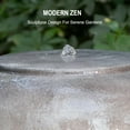 thumbnail image 2 of Outdoor Cement Fountain: Modern Urn Design Antique Gray Garden Decor with Soothing Water Flow for Suburban Estates, 2 of 6