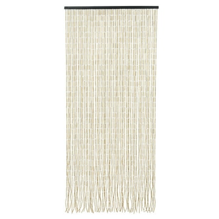 60 Strands Wood Bamboo Beaded Curtain Hanging Fly Screen Beads Doorway Room Divider 180*90cm