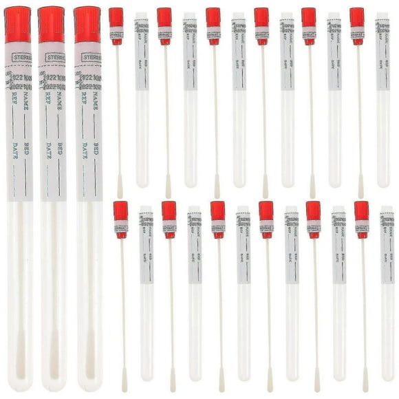50 Sets Disposable Collection Swabs Sterile Swabs Lab Swab Sampling Accessory-hao