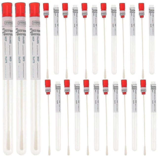 50 Sets Disposable Collection Swabs Sterile Swabs Lab Swab Sampling Accessory-hao