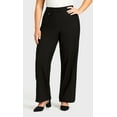 thumbnail image 3 of Avenue Women's Plus Size Cool H& Curvy Pant Elastic Back Waist Pull-On Fit, 3 of 3