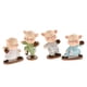 thumbnail image 1 of 4pcs Cerdos De Resina Micro Paisaje En Miniatura Para El Tablero De Instrumentos Del Coche Escritorio Oficina Bar Soledad Mini adorno de cerdo de resina, 1 of 10