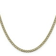 thumbnail image 3 of 14k Yellow Gold 24 Inch 3.4mm Curb Chain Necklace Pendant Charm Fancy, 3 of 9