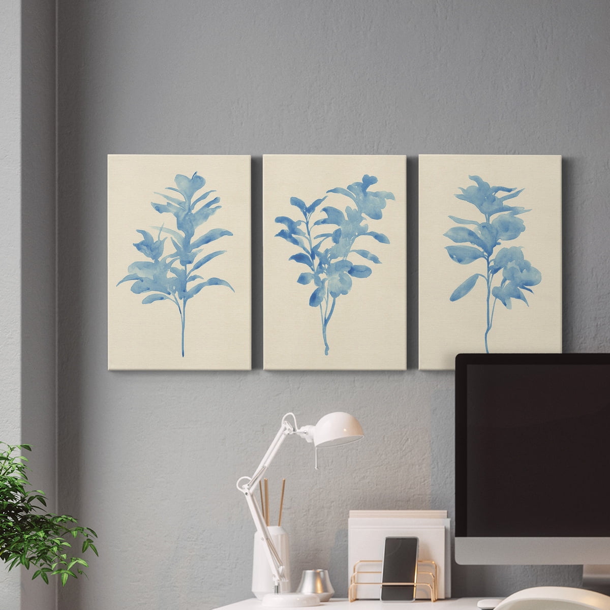 Verditer Fig I Premium Gallery Wrapped Canvas - Ready to Hang - 24 x 36 Each