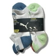thumbnail image 2 of PUMA SOCKS WOMEN'S - LOW CUT 243 - EDGE PINK GREEN WHITE- SHOE SZ 5-9.5 - PACK 6, 2 of 2