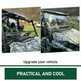 thumbnail image 6 of Kojem Clear Flip Windshield Open Vented Closed Windscreen for Honda Pioneer 1000 / 1000-5 20162017 2018 2019 2020 2021, 6 of 9