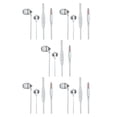 thumbnail image 1 of relayinert Metal Hifi Sounds Earbuds For PC Stable Comfortable To Wear Non-Loosing In-ear Wired Earphone Sports silver 5Set, 1 of 6