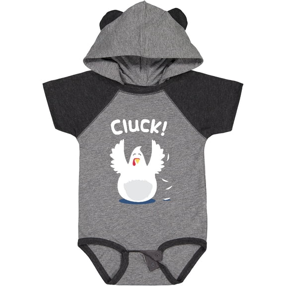 Inktastic Chicken Barnyard Farm Cluck Boys or Girls Baby Bodysuit