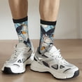 thumbnail image 6 of KLL Butterflys Print Cool Socks Men's Women's Crew Socks Funny Crazy Novelty Stockings, 6 of 6