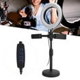 thumbnail image 4 of Desktop Selfie Ring Light with Stand, Dimmable Phone Holder with Ring Light, with 6Inch Ring Light for Live Stream Makeup, 4 of 7