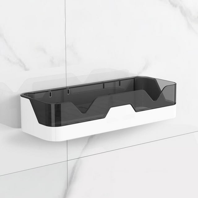 Punch-Free Storage Rack For Bathroom Wall-Mounted Adhesive Caddy Rack