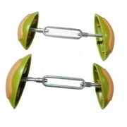 fenteer 3x2x Shoe Tree Adjustable Length Lightweight Practical Portable Shoe Stretcher green