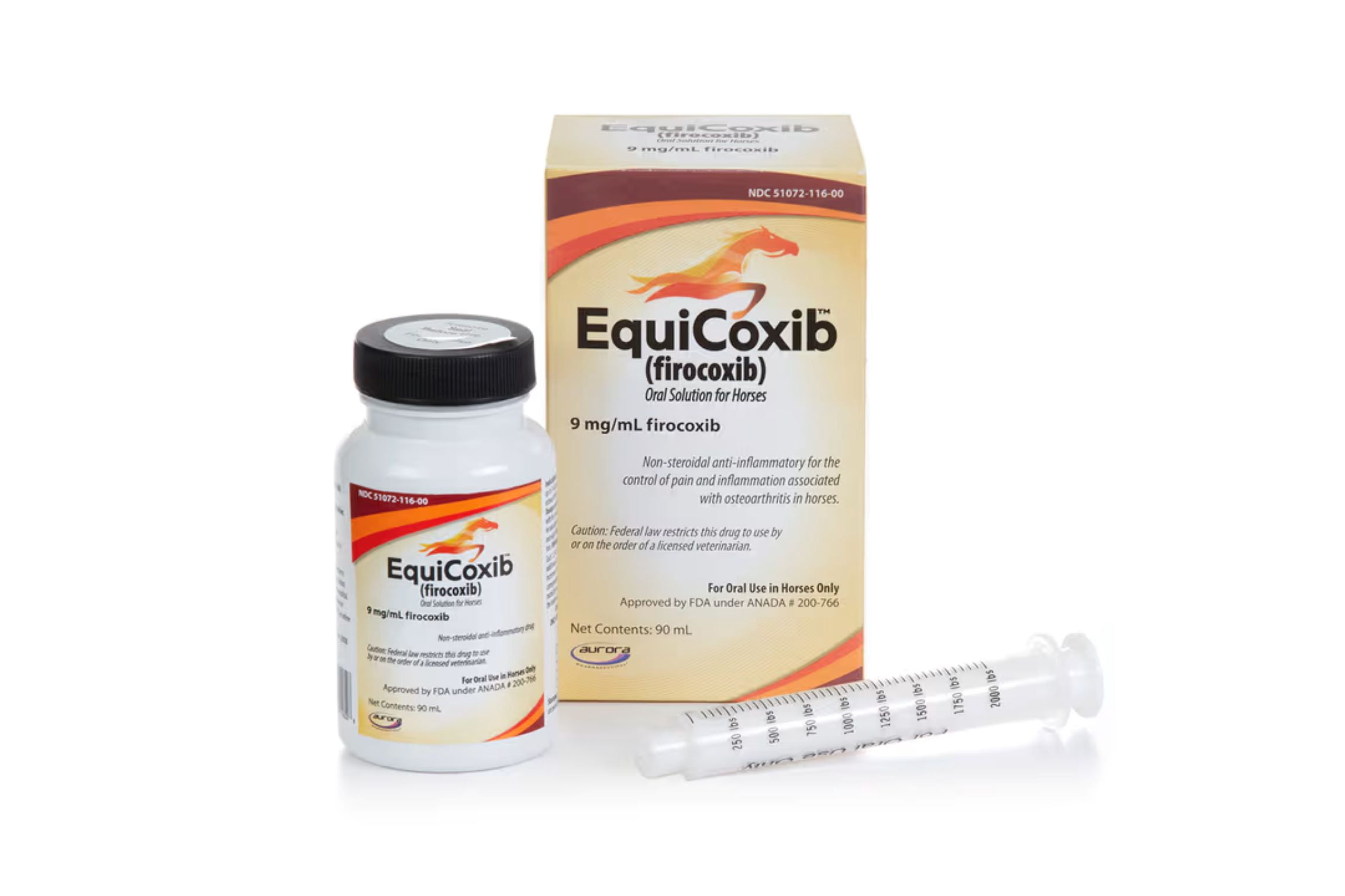 EquiCoxib (Firocoxib) Oral Solution for Horses, 90mL, Pain and Inflammation Relief for Horses, Prescription Medicine