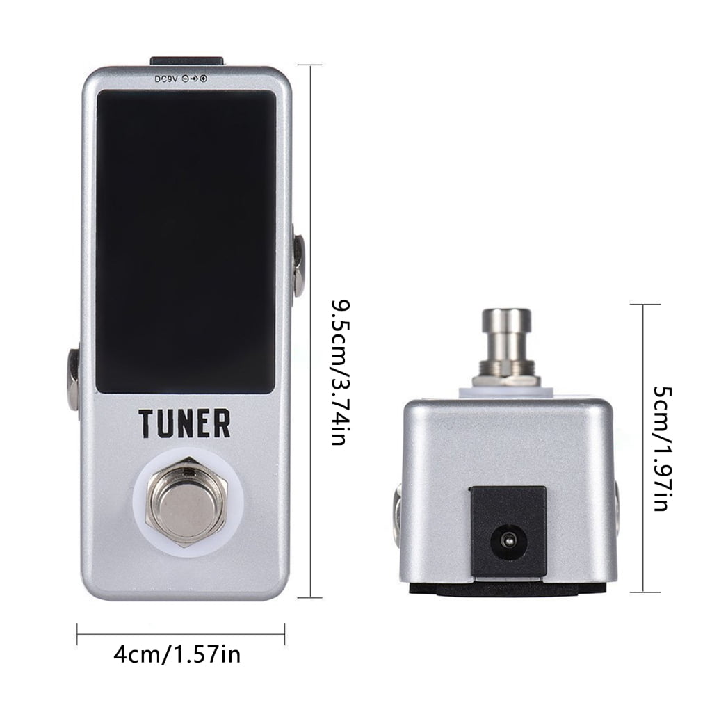 CEORPER Portables Acoustic Guitar Tuner Chromatic Digital Tuner LCD Display Tuner for Home Practice Stage Performances