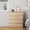Natural, variant on Jopath 4 Drawer Dresser, 31.5In Black Dresser for Closet with Handle-Free Design, Closet Chests Organizer for Bedroom, Living Room,Natural