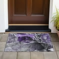 thumbnail image 6 of Addison Rugs Chantille Indoor/Outdoor Contemporary Watercolors Purple Washable Rectangle Rug, 1'8" x 2'6", 6 of 6