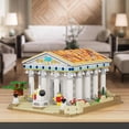 thumbnail image 3 of Ancient Greek Temple House Building Blocks Set, Roman Temple Building Puzzle Toy Model Compatible with Lego, Collectible Gift for Boys Girls (1663 Pieces), 3 of 7