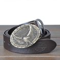 thumbnail image 1 of Men's Belt Cowhide Hip-hop Style Foreign Trade Motorcycle Belt, 1 of 5