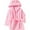 B-61Light Pink17, variant on MEZZALL Children Hooded Robe Girls Thickened Sleepwear And Bathrobe Kids Long Sleeve Autumn Winter Cozy Sleepwear Solid Color Trendy Teen Dailywear