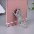 thumbnail image 1 of Fridja Children's Adult Toy Cat Mobile Phone Holder Cute Cat Gift Portable Creative, 1 of 4