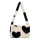 thumbnail image 1 of Bolso de hombro Bolsos baguette Bottega Jodie Bag dupes Bolso de felpa para las axilas, bolso de hombro mullido para mujer, bolso peludo Y2K para mujer, bolso de mano mullido para otoño e invierno, 1 of 7