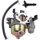 thumbnail image 4 of Motorbike Engines 1Pcs Metal Carburetor Carb + Fuel Pipe Gasket for Engine Carburetor GX160 GX168F GX200 5.5HP 6.5HP Motorcycle Carburetor, 4 of 5