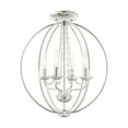 thumbnail image 2 of Arabella 4 Light Convertible Mini Chandelier/Ceiling Mount, 2 of 17