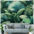 thumbnail image 4 of GOSMITH Plant Watercolor Tropical Palm Leaves Colorful Illustration Natural Feelings Tapestry Wall Hanging Painting, 4 of 6