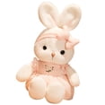 thumbnail image 4 of WORGEOUS Juguete de peluche de peluche de conejito Muñeca de conejo de peluche divertido para niñas para niños, 4 of 9