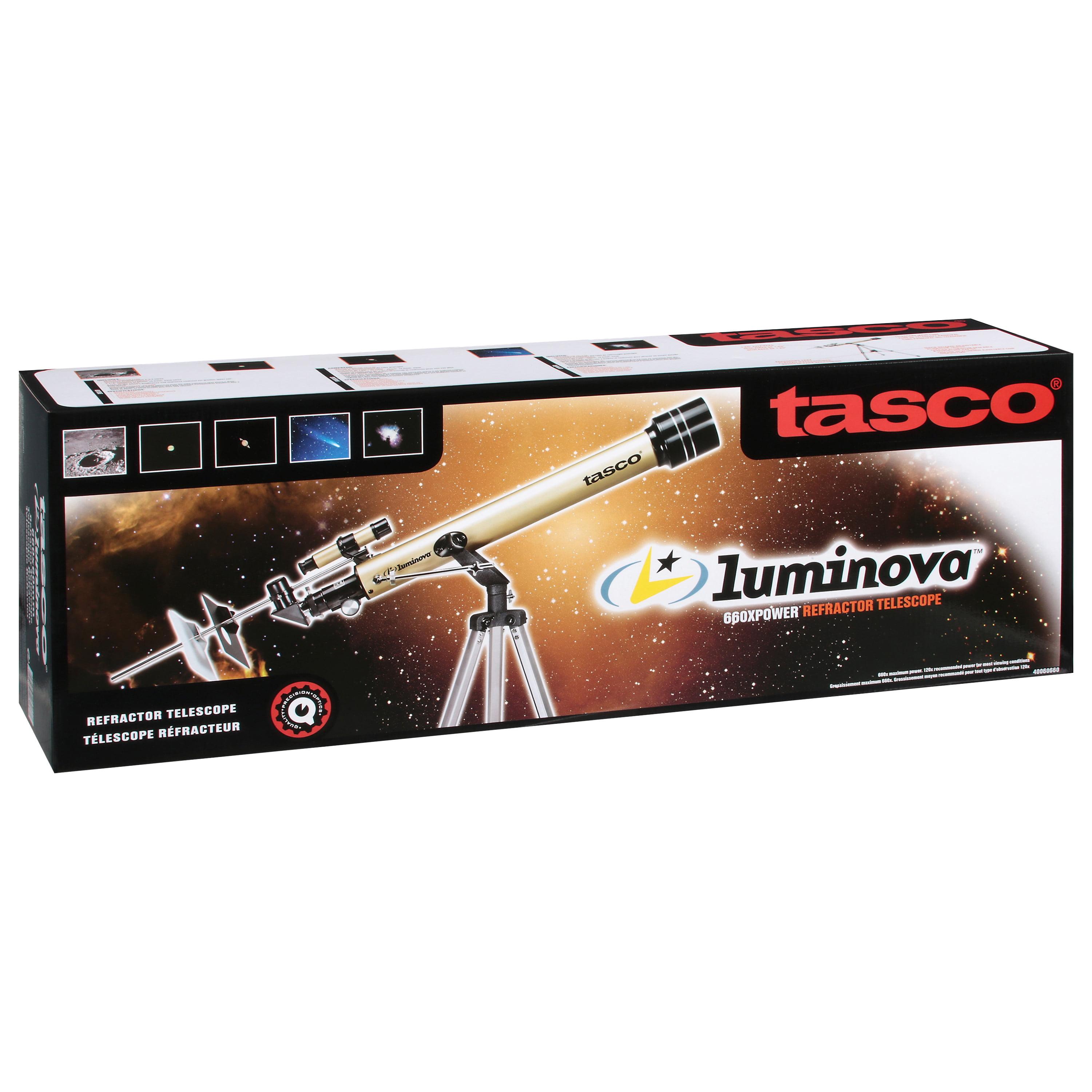 Tasco Luminova 40060660 60X800MM Gold Refractor 660X Mag 6X24