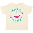 thumbnail image 3 of Inktastic Daddys First Mate (girl) Girls Toddler T-Shirt, 3 of 5