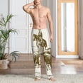 thumbnail image 4 of Salouo Cattle Drive By Two Cowboys Print Pajama Pants for Men, Lounge Pants Elastic Waistband Casual Men's sleepwear Loungewear Sleep Pajama Pant -Large, 4 of 7