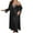 Black1, variant on Women's 2PCS Satin Nightgown Set Suspender Cami Nightdress with Ice-Slik Open Front Cardigan Sets (X-Large, Dark Blue)