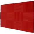 thumbnail image 5 of 12 Pack Acoustic Panels Studio Foam Wedges 1" X 12" X 12" Red, 5 of 5