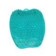 thumbnail image 1 of Alfombrilla para fregar pies para uso en la ducha, limpiador de pies para ducha para eliminar la piel muerta, alfombrilla masajeadora de pies para hombres y mujeres para calmar el dolor, 1 of 5