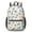 Dinosaur and Trees White Pattern, variant on Dinosaur and Trees White Pattern 17" Waterproof Oxford School Backpacks for Teens, S-Shape Padded Straps, for School, Travel, Hiking, Camping