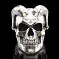 thumbnail image 2 of K-KED 100pcs Gothic Mens Skull Bones Biker Ring Men Stainless Steel Delicate Jewelry Size 6-13, 2 of 9