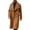 Light Brown, variant on Men's Fashionable Loose-fitting Cardigan Trench Coat for Autumn and Winter Black M