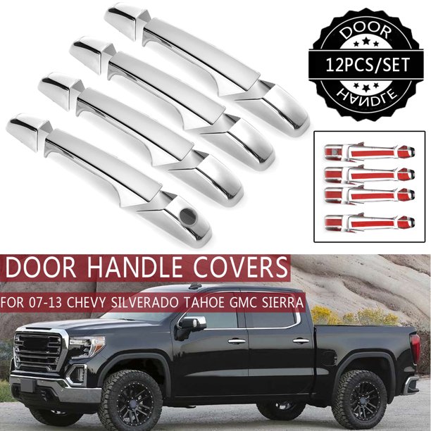 Chrome Door Handle Covers For 20072013 Chevy Silverado GMC for Sierra